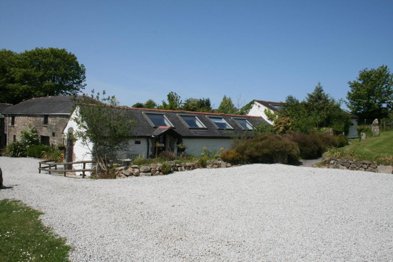 Cosy Barn On Rural Smallholding With Alpacas, Goats & Pigs Stithians Exterior foto